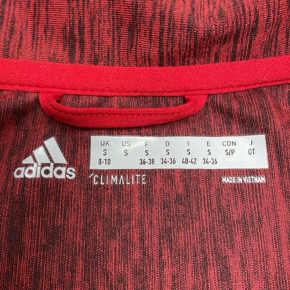 Adidas Climalite Performer Baseline Quarter Zip Performance Pullover Top S - Picture 11 of 16